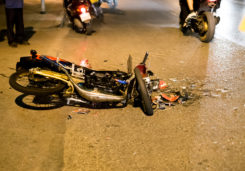 motorcycle or tractor-trailer accident