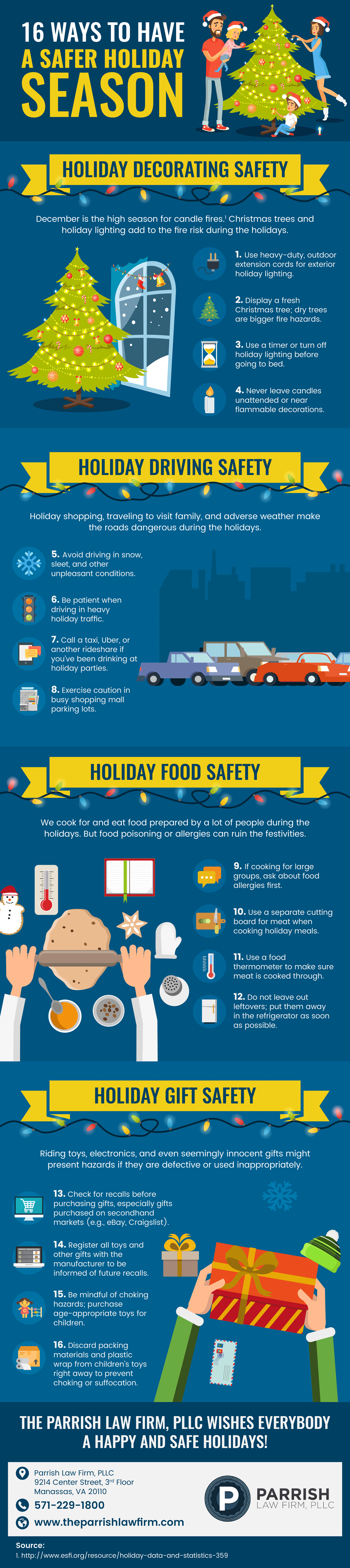 Infographic 16 Tips for a Safer Holiday Season