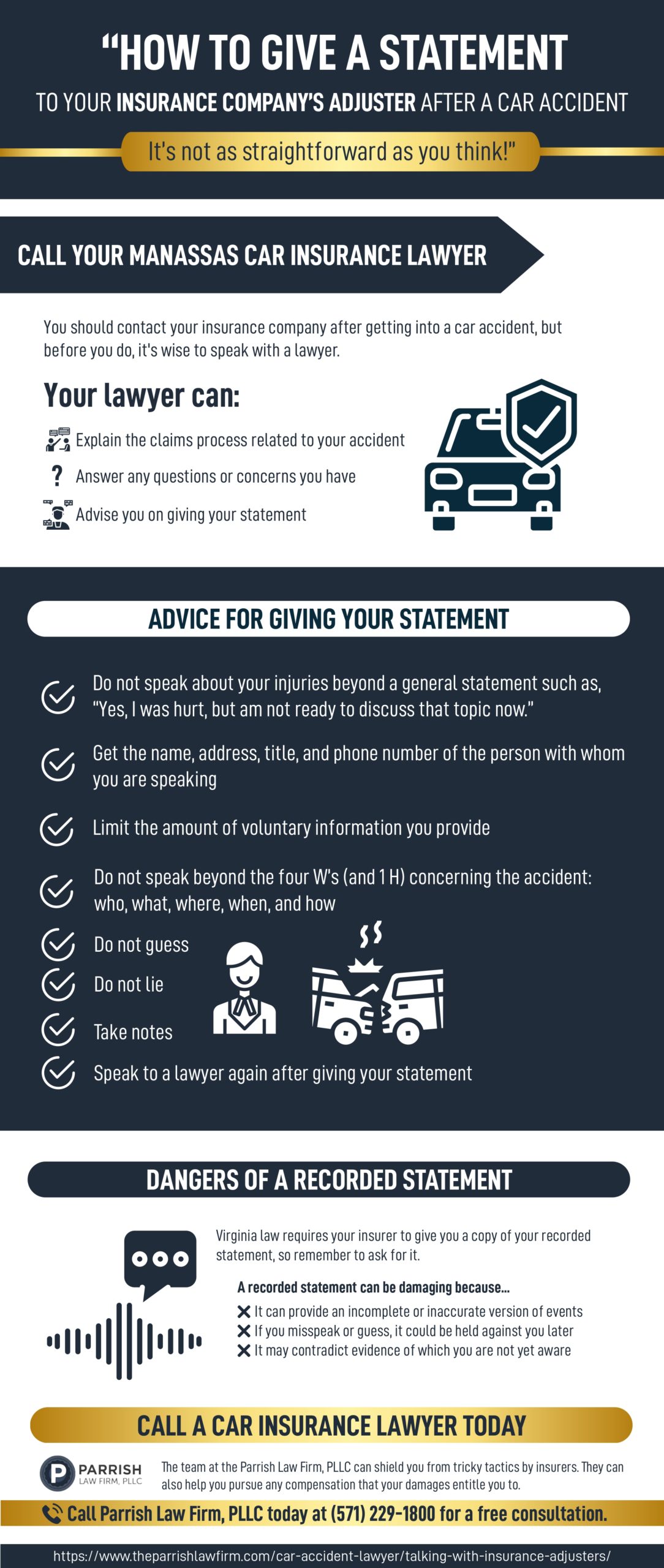 Giving a Statement to Insurance After a Car Accident