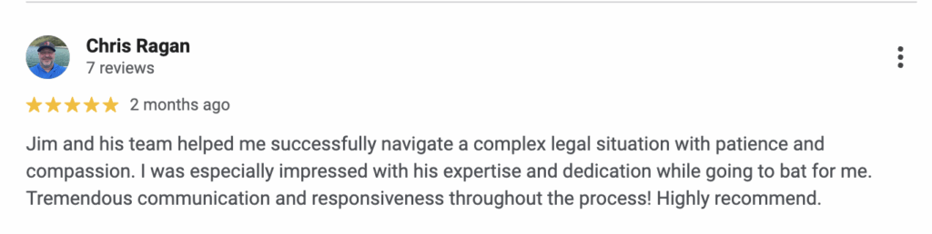 Manassas Personal Injury Lawyer Client Review