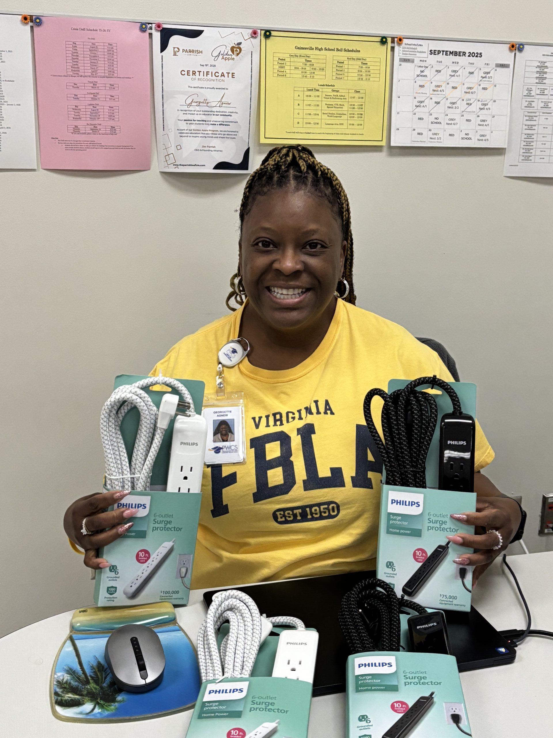 Georgette Agnew in the Golden Apple Program